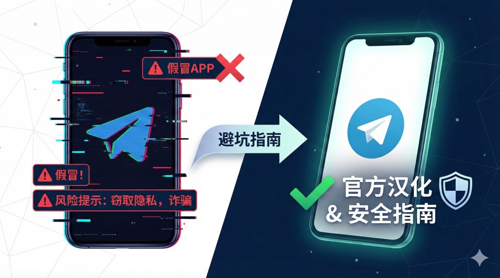 Telegram中文版设置避坑:别下载假冒APP!电报官方汉化与安全指南