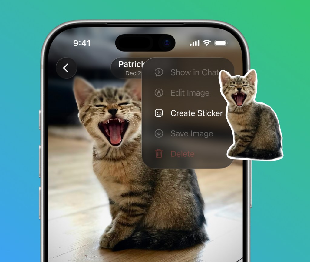 Telegram照片即刻转贴纸