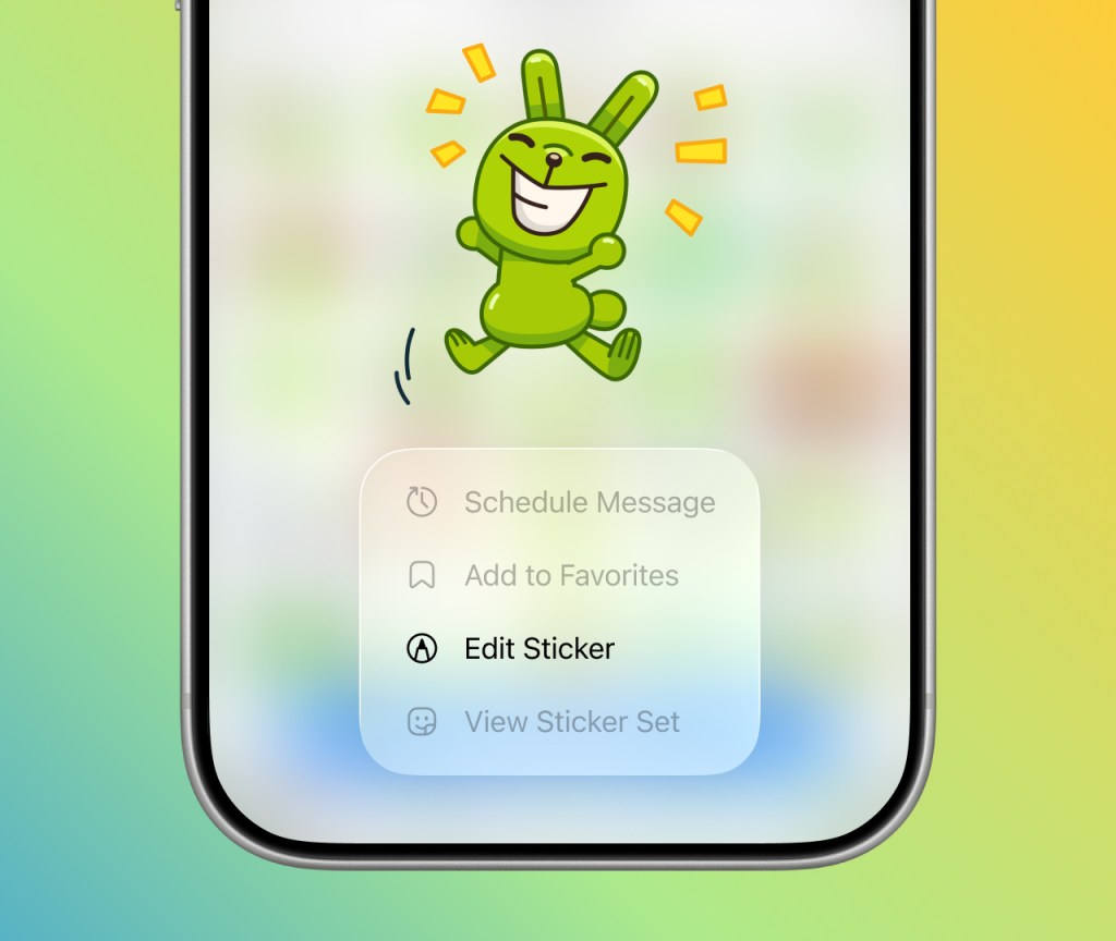 Telegram编辑 GIF 和贴纸