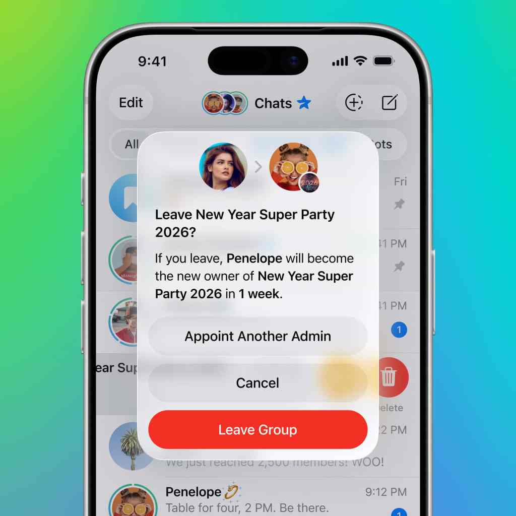 Telegram转让群组所有权至新管理员